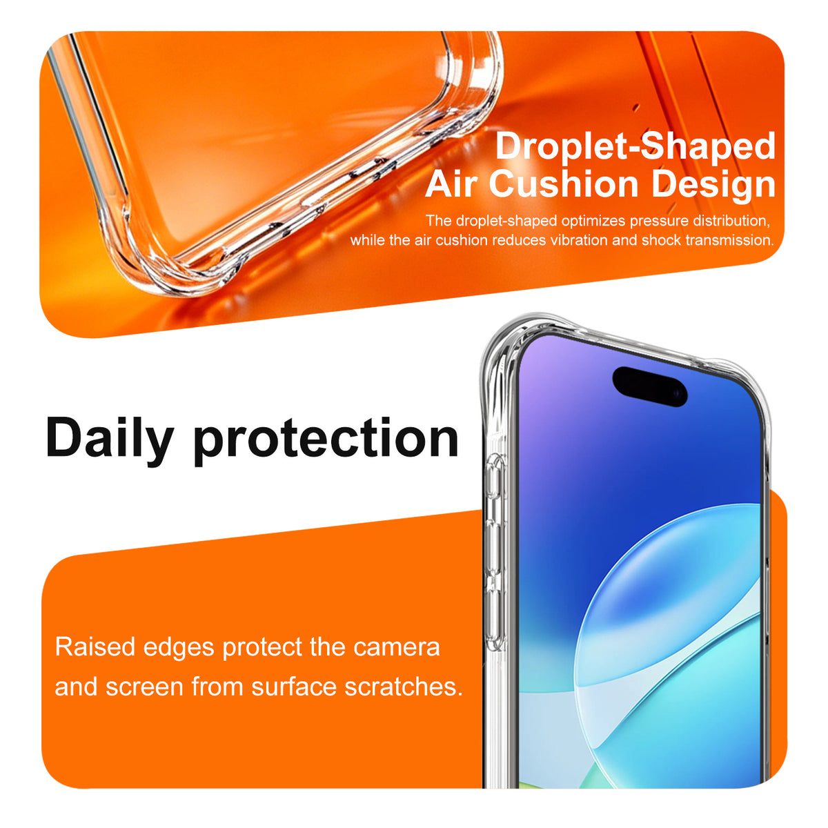 IMAK for iPhone 18 Pro / 17 Pro Case TPU Phone Cover Airbag Shockproof Protection