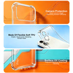 IMAK for iPhone 18 Pro / 17 Pro Case TPU Phone Cover Airbag Shockproof Protection