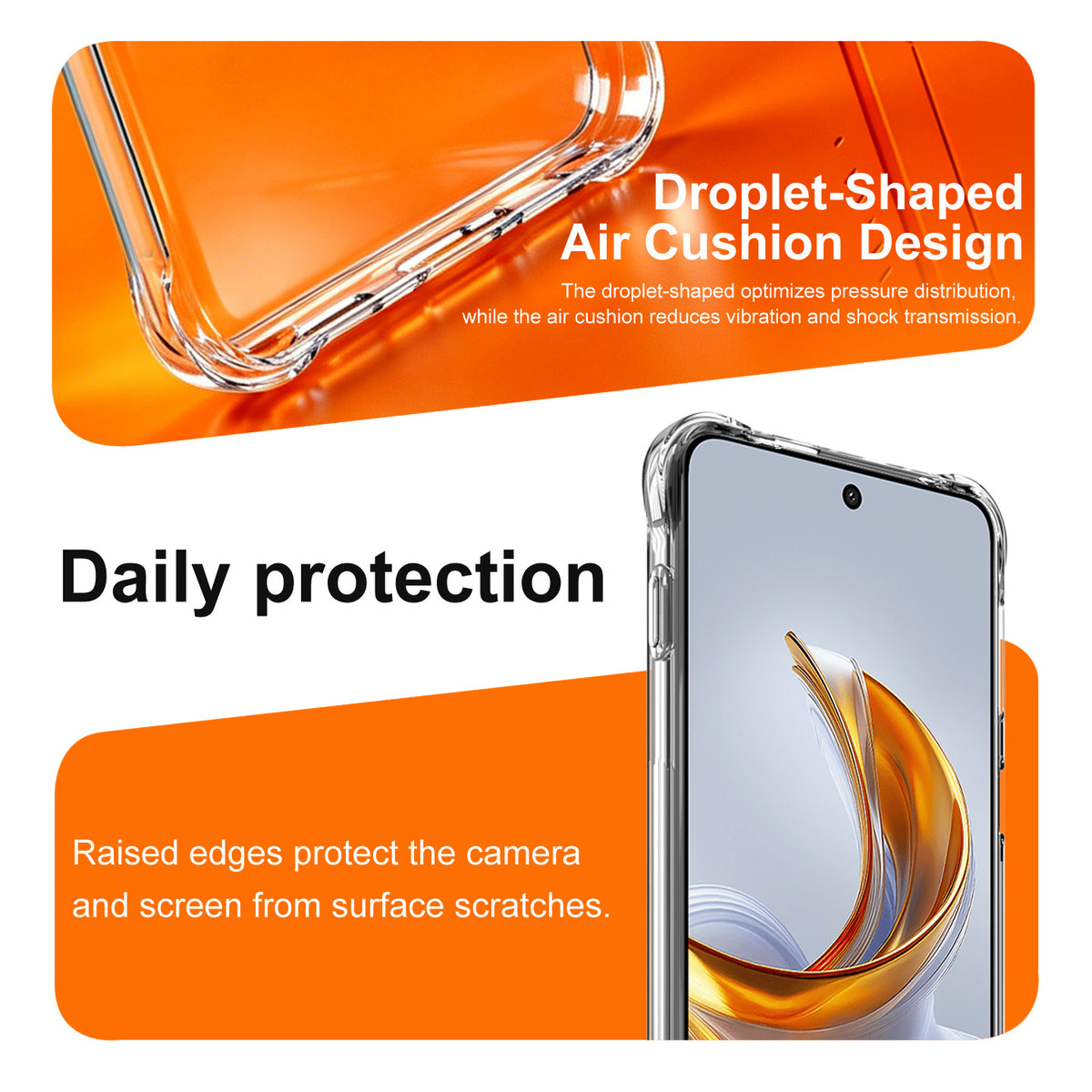 IMAK for ZTE nubia Air Pro 5G Case TPU Phone Cover Airbag Shockproof Protection