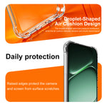IMAK for OnePlus N6 4G Case TPU Phone Cover Airbag Shockproof Protection