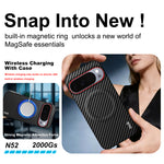 IMAK til Google Pixel 10 Pro / Google Pixel 10 Ruiyi Series Magnetisk Cover Kulfibertekstur Læder + PC Telefoncover