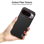 IMAK til Google Pixel 10 Pro / Google Pixel 10 Ruiyi Series Cover Kulfibertekstur Læder + PC Beskyttende Cover