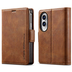 LC.IMEEKE For Samsung Galaxy Z Fold8 Leather Case RFID Blocking Card Slots Phone Cover