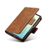 LC.IMEEKE For Samsung Galaxy Z Fold8 Leather Case RFID Blocking Card Slots Phone Cover