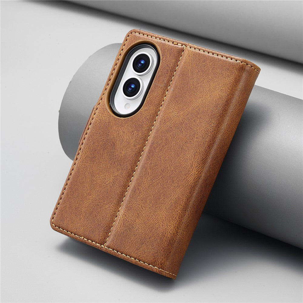 LC.IMEEKE For Samsung Galaxy Z Fold8 Leather Case RFID Blocking Card Slots Phone Cover
