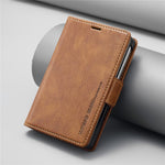 LC.IMEEKE For Samsung Galaxy Z Fold8 Leather Case RFID Blocking Card Slots Phone Cover