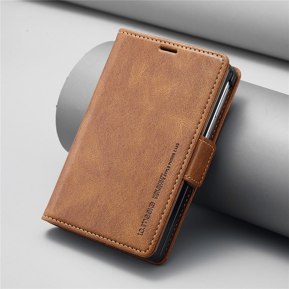 LC.IMEEKE For Samsung Galaxy Z Fold8 Leather Case RFID Blocking Card Slots Phone Cover