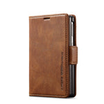 LC.IMEEKE For Samsung Galaxy Z Fold8 Leather Case RFID Blocking Card Slots Phone Cover