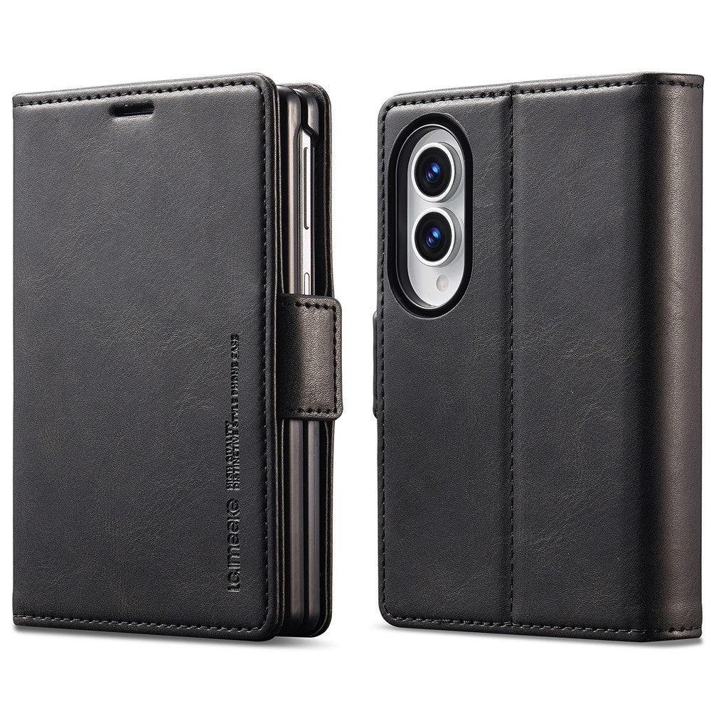 LC.IMEEKE For Samsung Galaxy Z Fold8 Leather Case RFID Blocking Card Slots Phone Cover