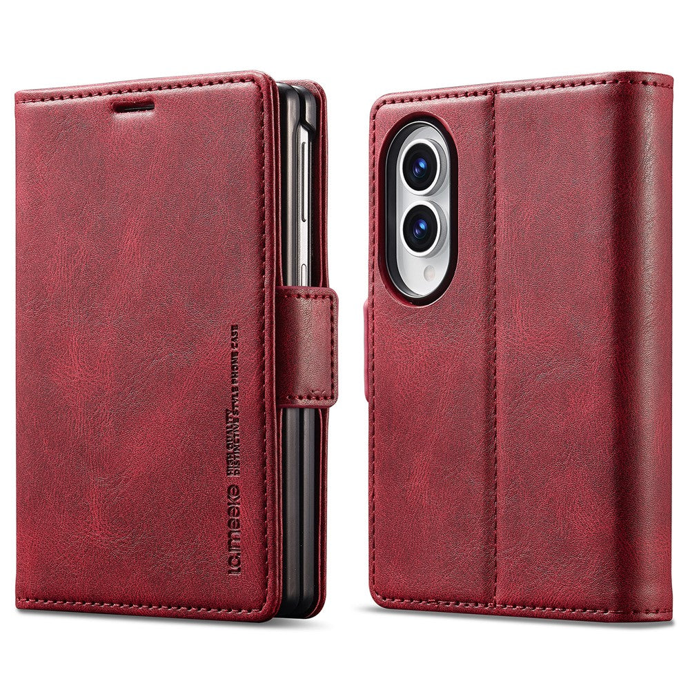 LC.IMEEKE For Samsung Galaxy Z Fold8 Leather Case RFID Blocking Card Slots Phone Cover