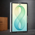 LC.IMEEKE For Samsung Galaxy Z Fold8 Case Carbon Fiber Texture Leather + TPU + EVA Phone Cover