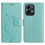 Xiaomi Redmi 17 5G / Redmi 17 4G Läderplånboksfodral med fjärilsblomma och rem