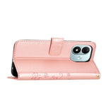 For Xiaomi Redmi Note 17 4G (Global) / Note 17 5G (Global) / Note 17 (India / China) 5G Leather Wallet Case Butterfly Flower Imprinted Phone Cover with Strap