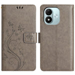 Xiaomi Redmi Note 17 4G (Global) / Note 17 5G (Global) / Note 17 (Indien/Kina) 5G Läderplånboksfodral med fjärilsblomma och rem