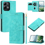 For Xiaomi Redmi 17 5G  /  Redmi 17 4G Case Tulip Leather Phone Cover with 5 Card Slots Wallet