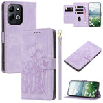 For Xiaomi Redmi 17 5G  /  Redmi 17 4G Case Tulip Leather Phone Cover with 5 Card Slots Wallet