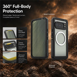 REDPEPPER FS Series For Google Pixel 11 IPX8 Waterproof Case PC TPU PET Clear Magnetic Phone Cover