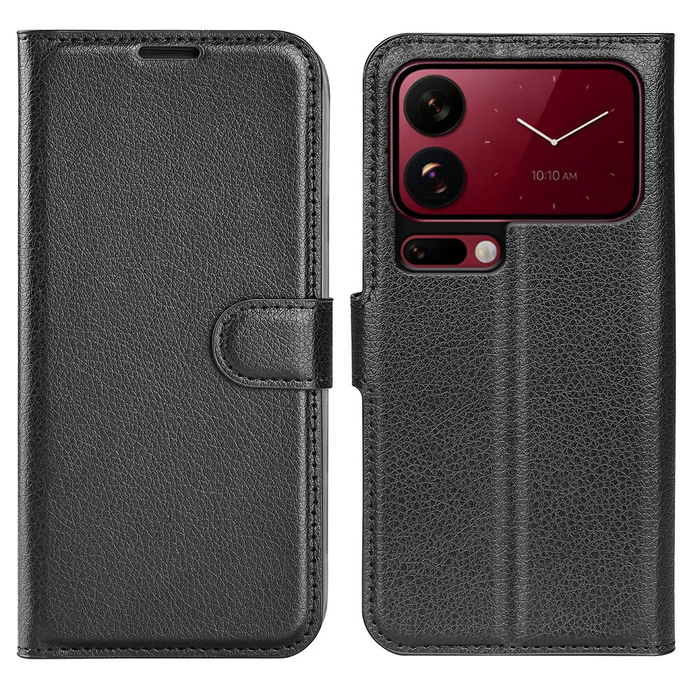 For Xiaomi 18 Pro Case Wallet Stand Litchi Texture Shockproof Leather Phone Cover
