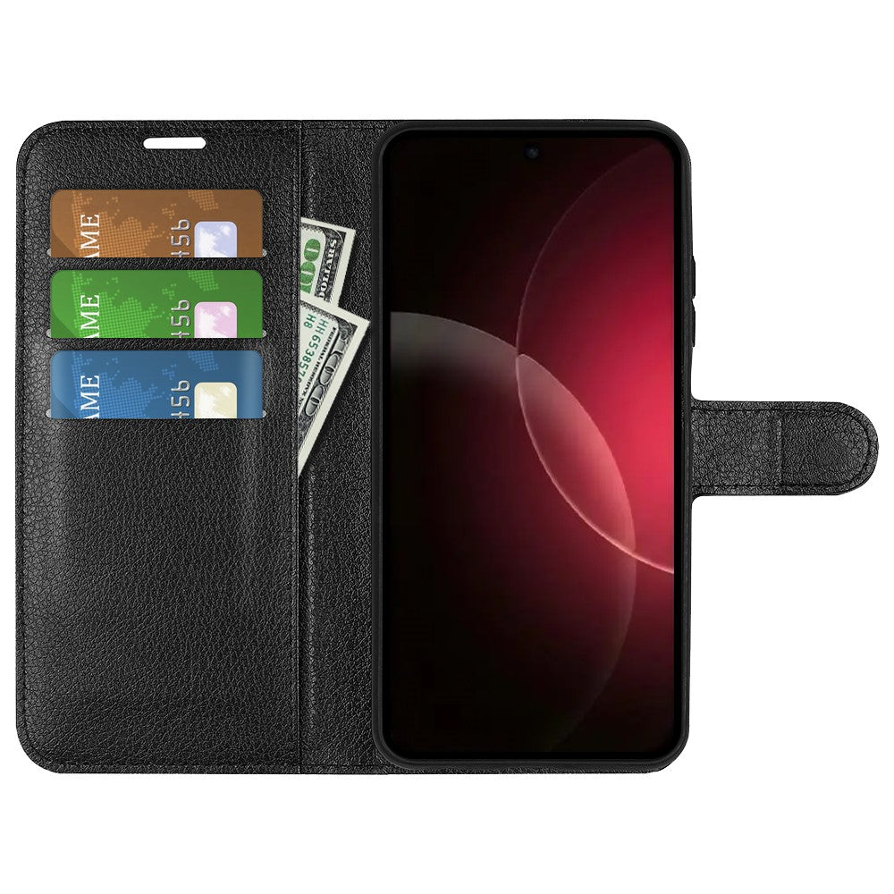 For Xiaomi 18 Pro Max Case Wallet Stand Litchi Texture Shockproof Leather Phone Cover