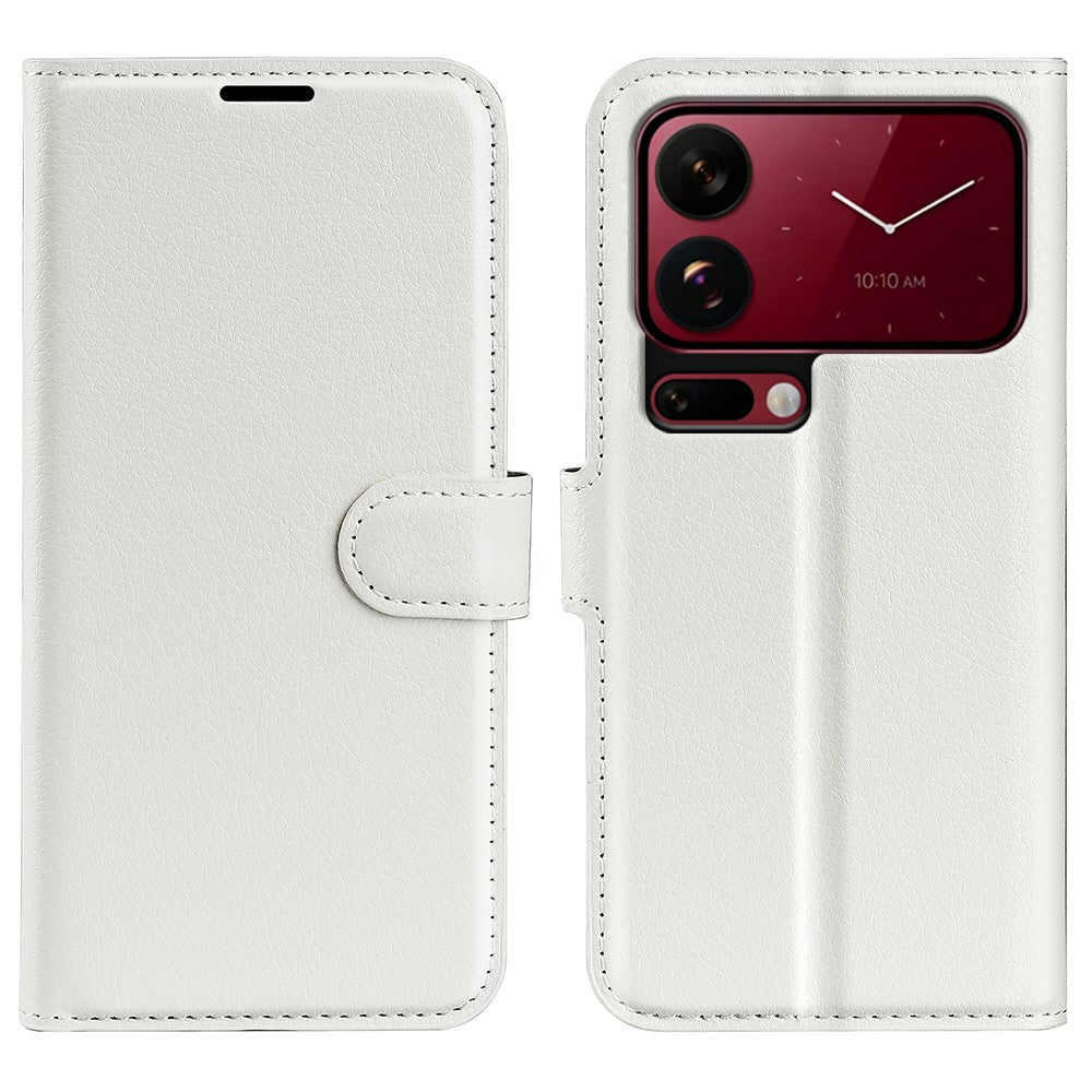 For Xiaomi 18 Pro Max Case Wallet Stand Litchi Texture Shockproof Leather Phone Cover