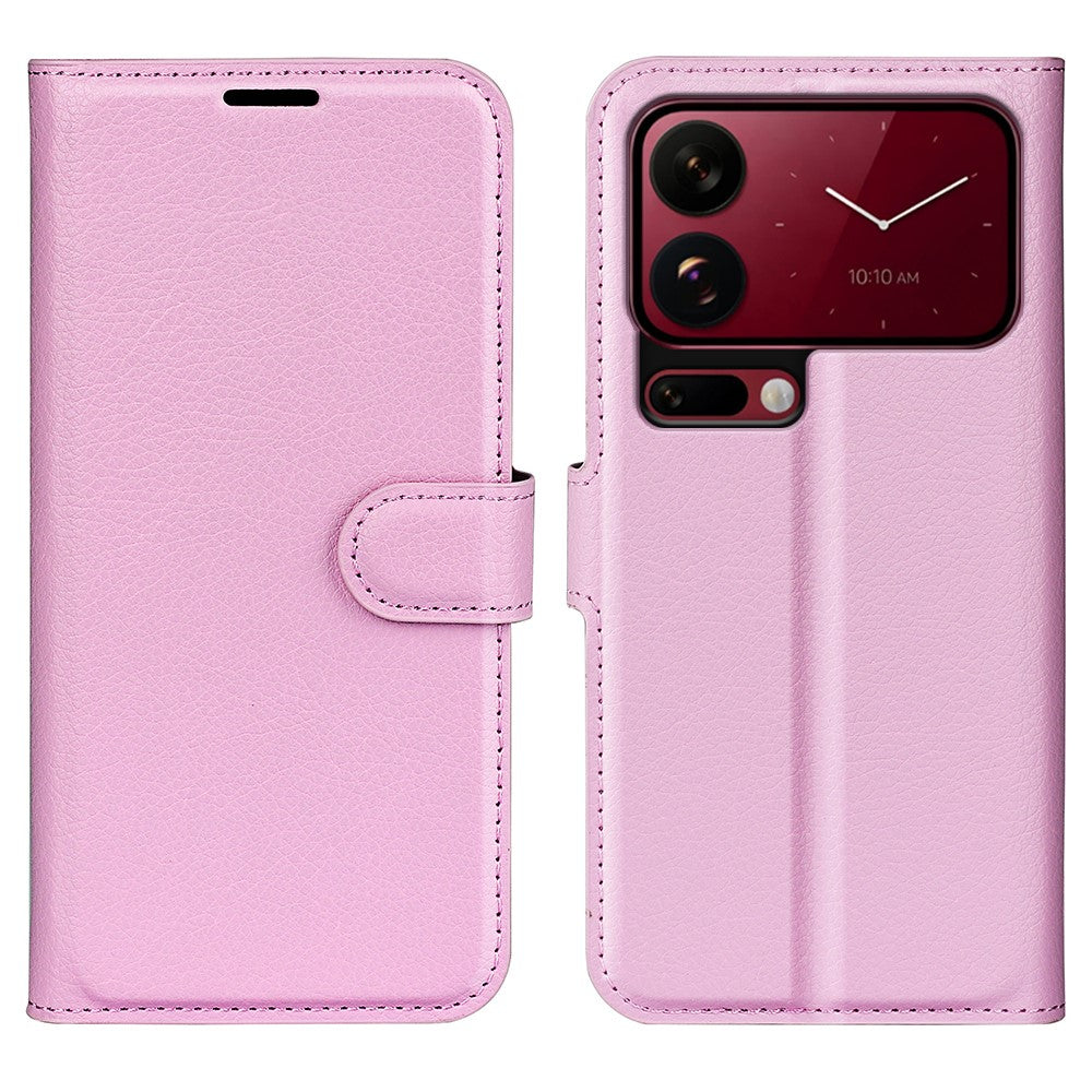Xiaomi 18 Pro Max Plånboksfodral Litchitextur Stötsäkert Läderfodral