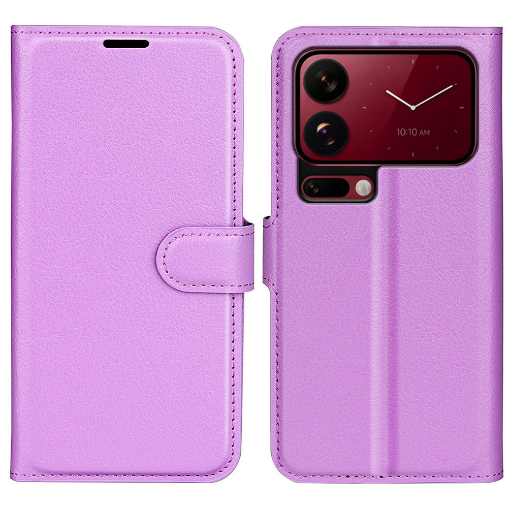 For Xiaomi 18 Pro Max Case Wallet Stand Litchi Texture Shockproof Leather Phone Cover