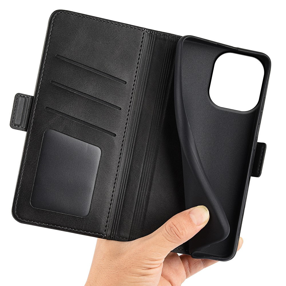 For Xiaomi Redmi Note 17 Pro Max 5G / Note 17 Pro+ 5G Case Calf Texture Leather Wallet Phone Cover