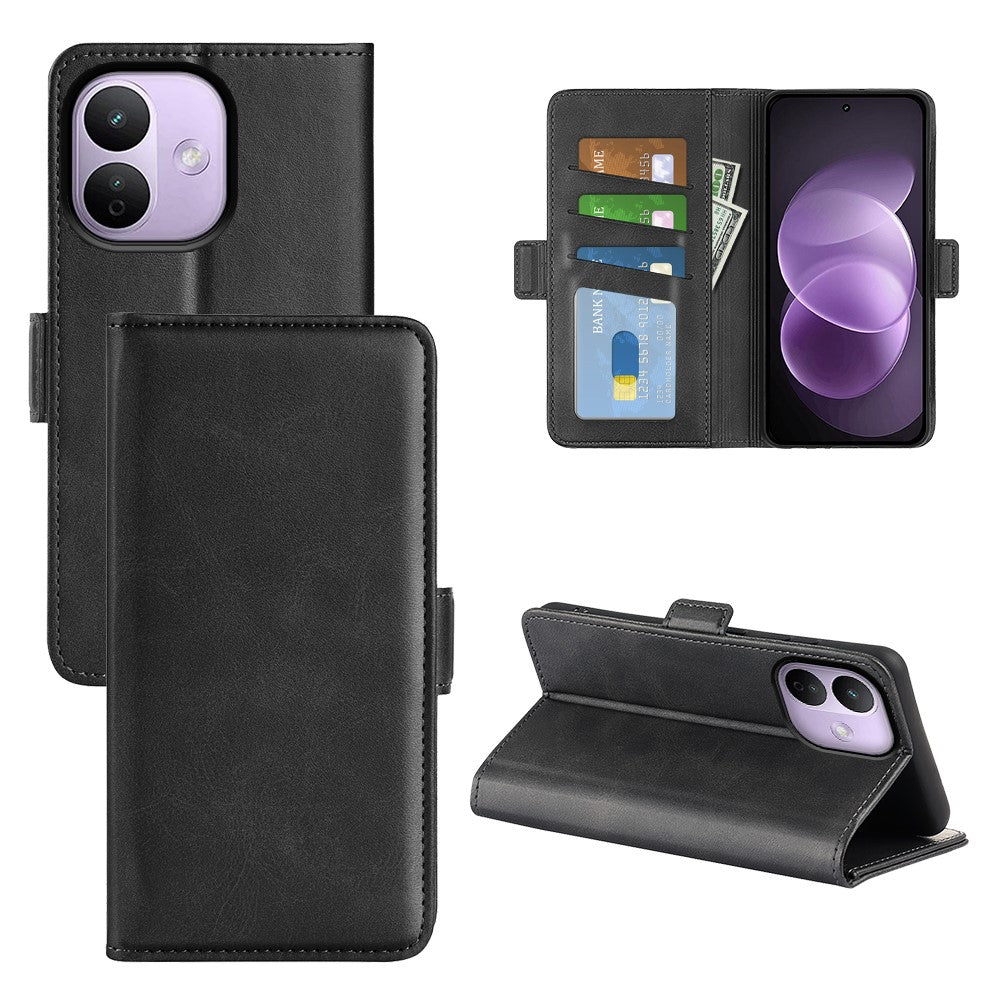 For Xiaomi Redmi Note 17 Pro Max 5G / Note 17 Pro+ 5G Case Calf Texture Leather Wallet Phone Cover