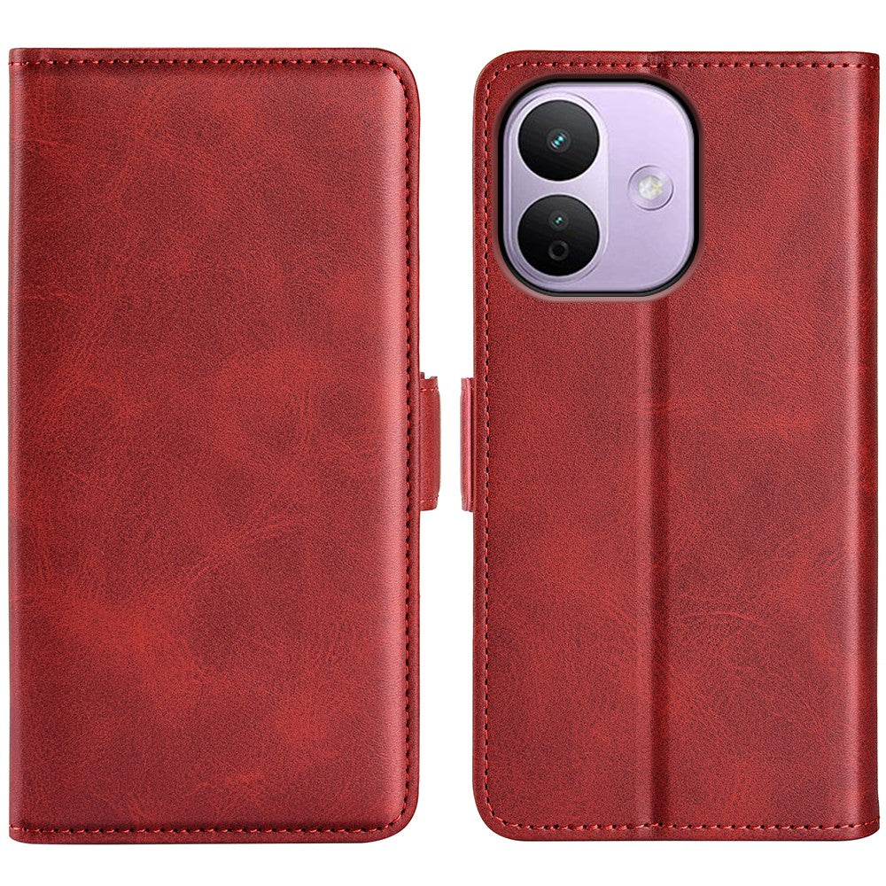For Xiaomi Redmi Note 17 Pro Max 5G / Note 17 Pro+ 5G Case Calf Texture Leather Wallet Phone Cover