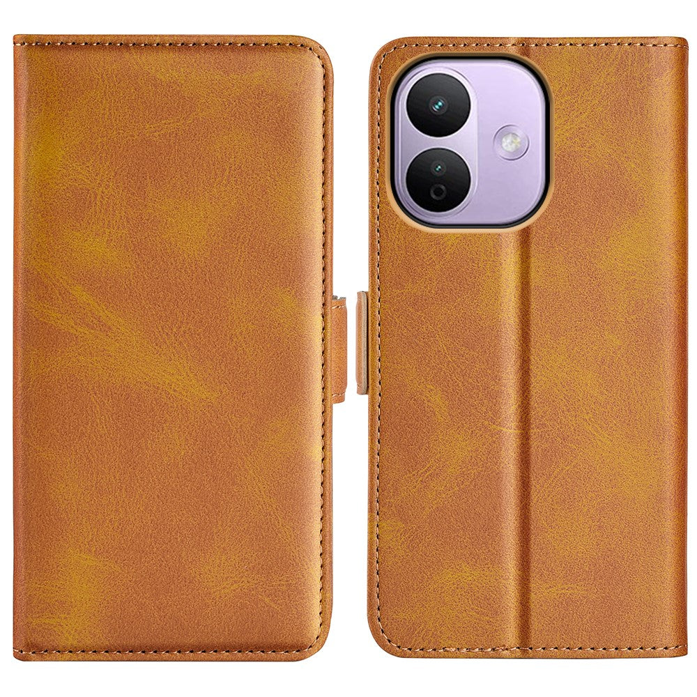 For Xiaomi Redmi Note 17 Pro Max 5G / Note 17 Pro+ 5G Case Calf Texture Leather Wallet Phone Cover