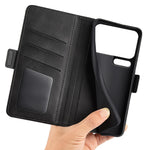 For Xiaomi 18 Pro Max Case Calf Texture Leather Wallet Phone Cover