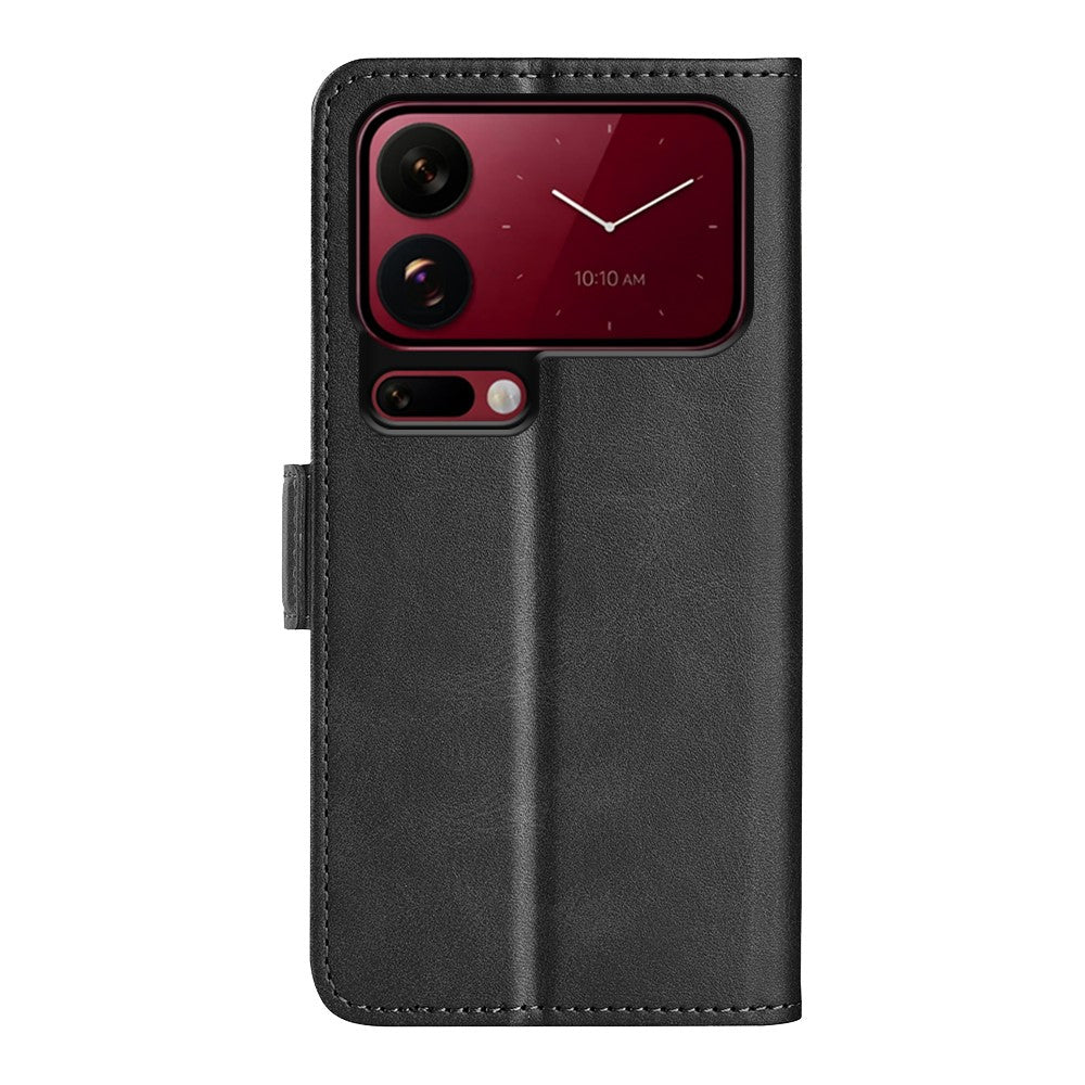 For Xiaomi 18 Pro Max Case Calf Texture Leather Wallet Phone Cover