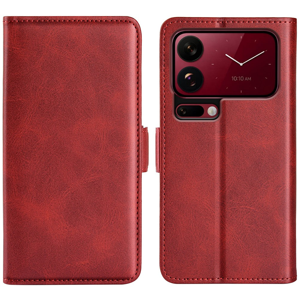 For Xiaomi 18 Pro Max Case Calf Texture Leather Wallet Phone Cover