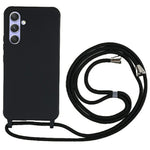 Til Samsung Galaxy A34 5G cover TPU blødt stødsikkert telefoncover med justerbar snor