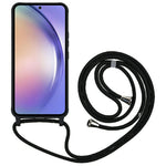 Til Samsung Galaxy A34 5G cover TPU blødt stødsikkert telefoncover med justerbar snor