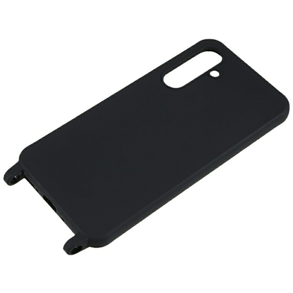 Til Samsung Galaxy A34 5G cover TPU blødt stødsikkert telefoncover med justerbar snor