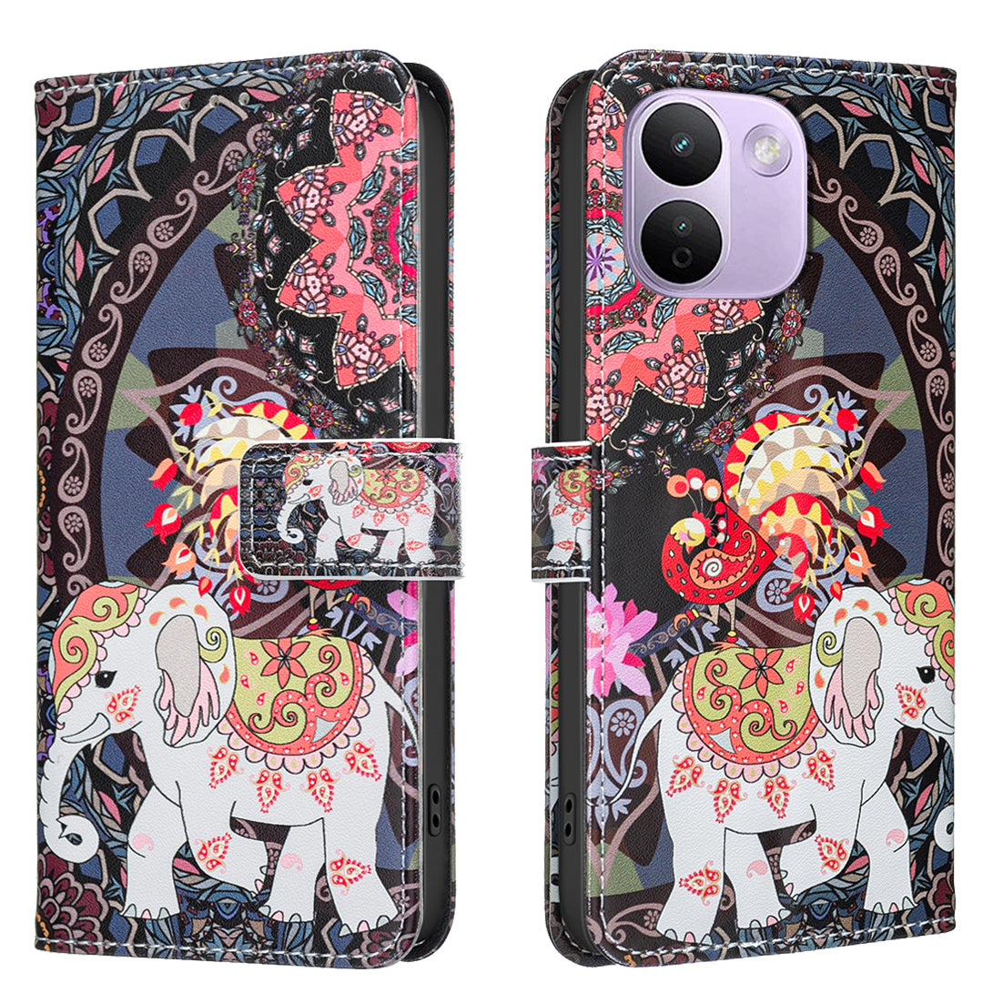 For Xiaomi Redmi Note 17 Pro Max 5G / Note 17 Pro+ 5G Case Wallet Stand Pattern Printing Phone Leather Cover