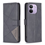 BINFEN COLOR for Xiaomi Redmi Note 17 Pro Max 5G / Note 17 Pro+ 5G Phone Case Wallet Stand Geometry Imprinted Leather Cover