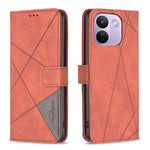 BINFEN COLOR for Xiaomi Redmi Note 17 Pro Max 5G / Note 17 Pro+ 5G Phone Case Wallet Stand Geometry Imprinted Leather Cover