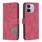 BINFEN COLOR for Xiaomi Redmi Note 17 Pro Max 5G / Note 17 Pro+ 5G Phone Case Wallet Stand Geometry Imprinted Leather Cover