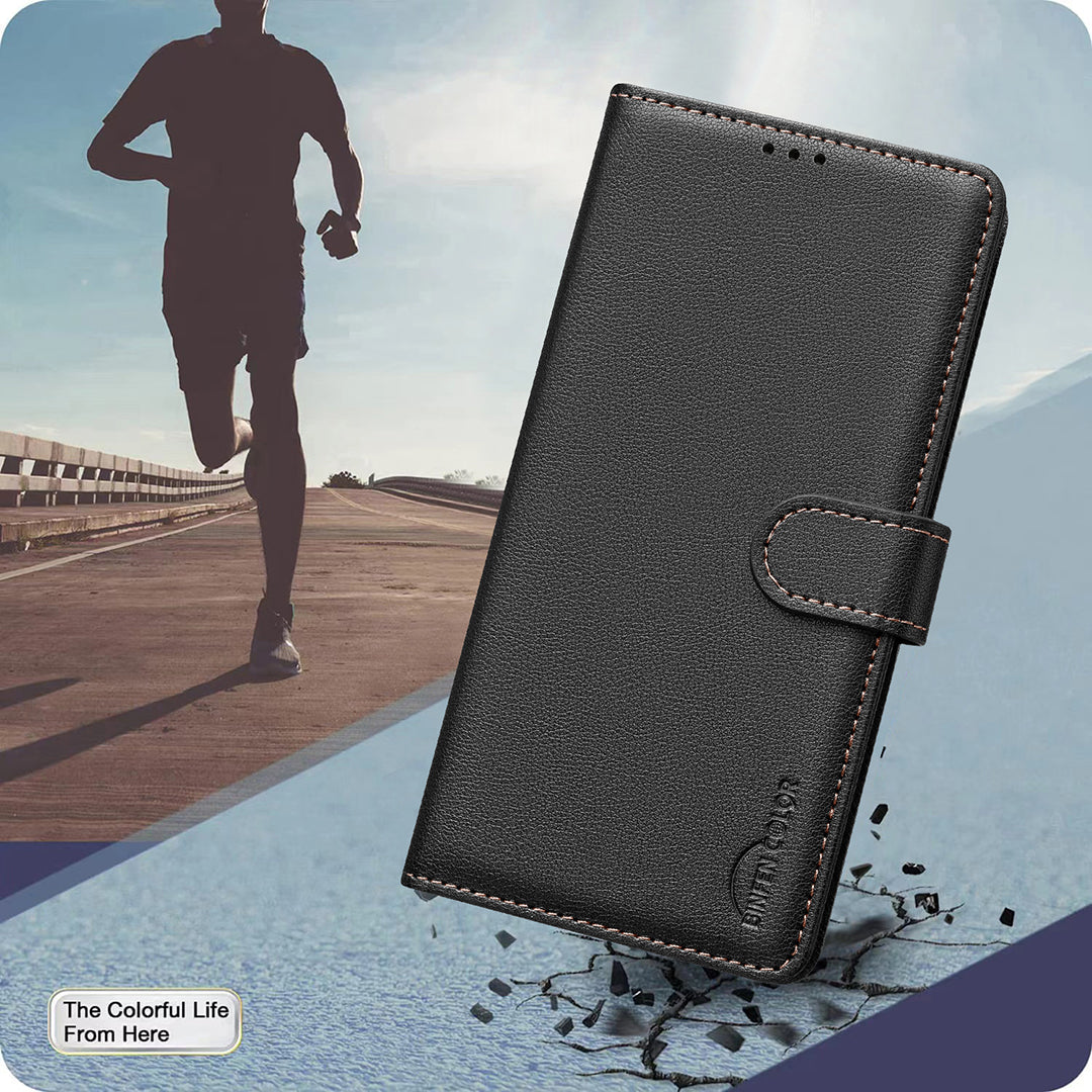 BINFEN COLOR for Xiaomi Redmi Note 17 Pro Max 5G / Note 17 Pro+ 5G BF32 Leather Case Wallet RFID Blocking Phone Cover