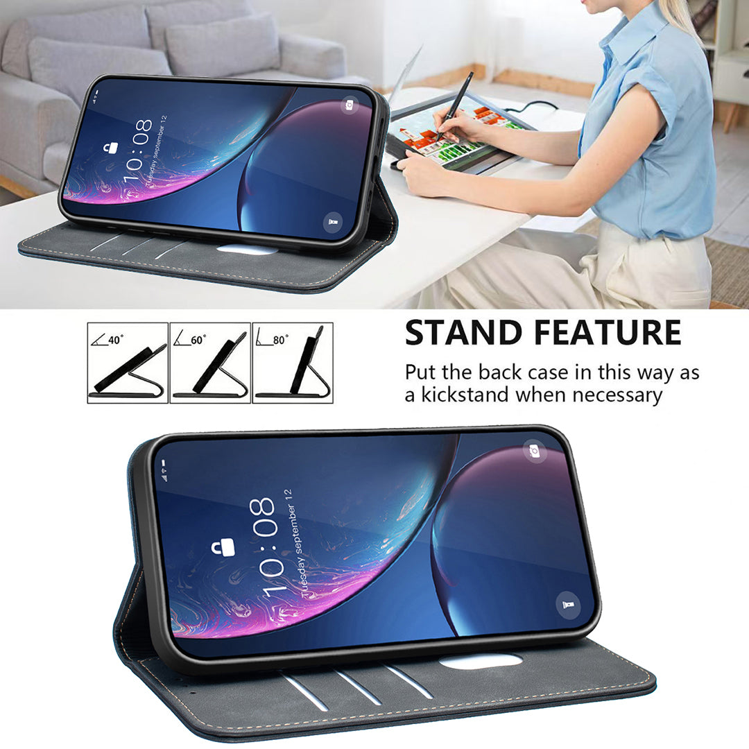 BINFEN COLOR for Xiaomi Redmi Note 17 Pro Max 5G / Note 17 Pro+ 5G RFID Blocking Calf Texture PU Leather Phone Cover