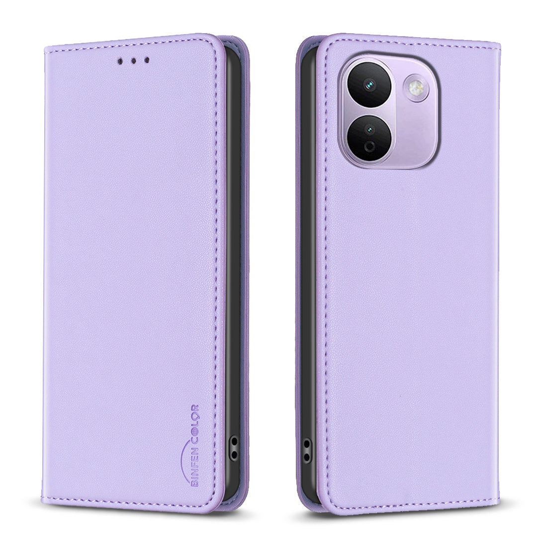 BINFEN COLOR for Xiaomi Redmi Note 17 Pro Max 5G / Note 17 Pro+ 5G Leather Case  BF18 Phone Stand Cover with Card Slots
