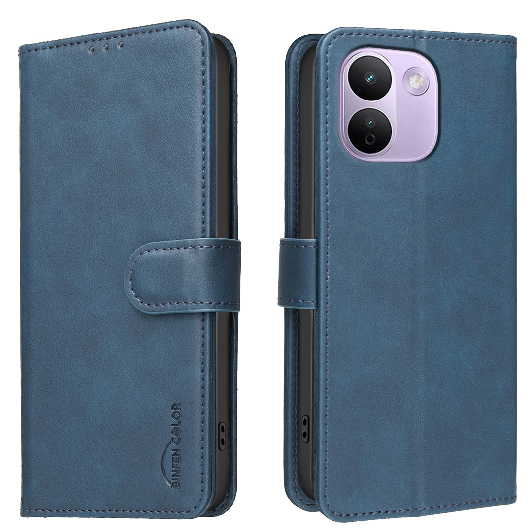 BINFEN COLOR for Xiaomi Redmi Note 17 Pro Max 5G / Note 17 Pro+ 5G BF37 Case RFID Blocking Wallet Stand Leather Phone Cover