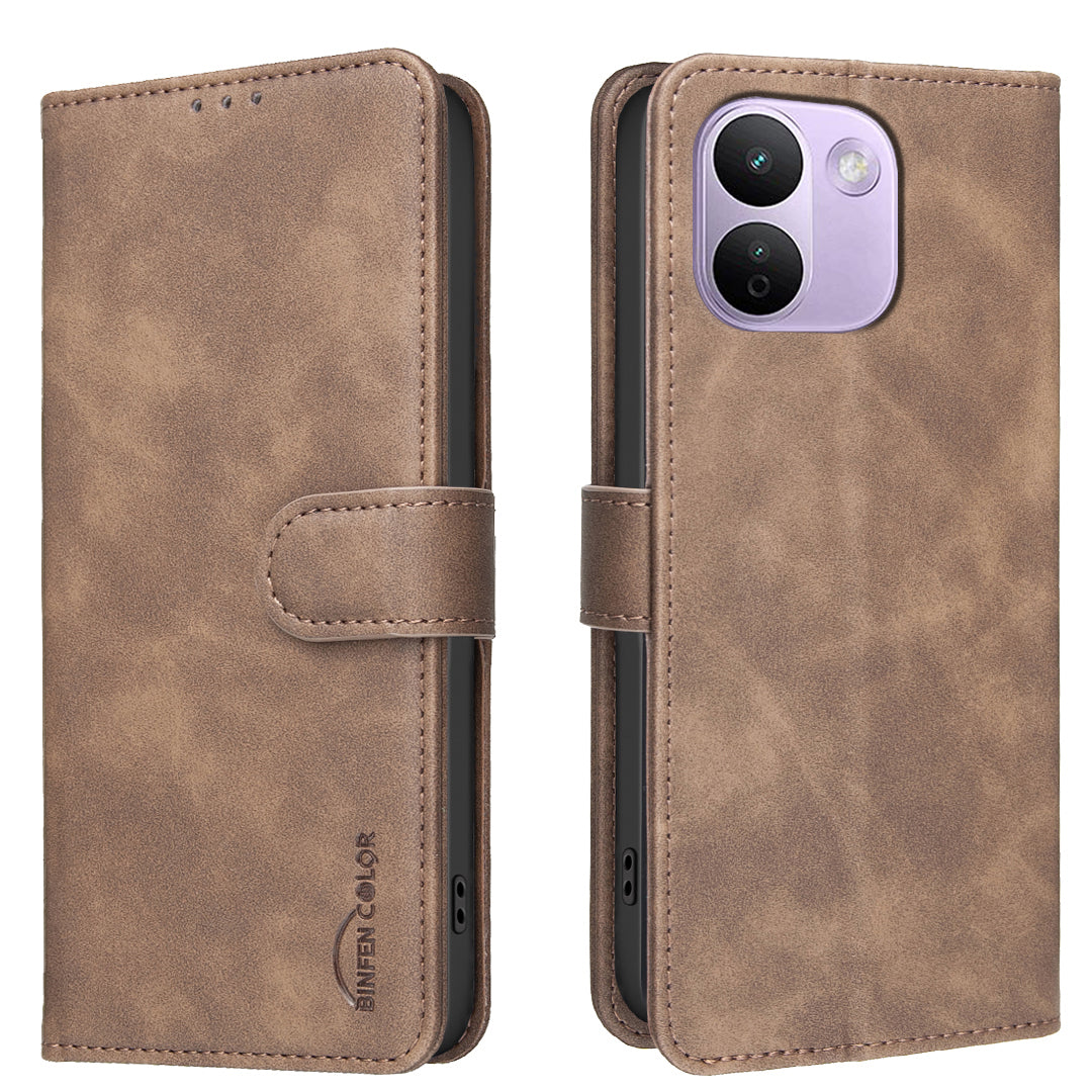BINFEN COLOR for Xiaomi Redmi Note 17 Pro Max 5G / Note 17 Pro+ 5G BF37 Case RFID Blocking Wallet Stand Leather Phone Cover