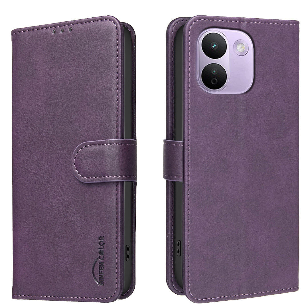 BINFEN COLOR for Xiaomi Redmi Note 17 Pro Max 5G / Note 17 Pro+ 5G BF37 Case RFID Blocking Wallet Stand Leather Phone Cover