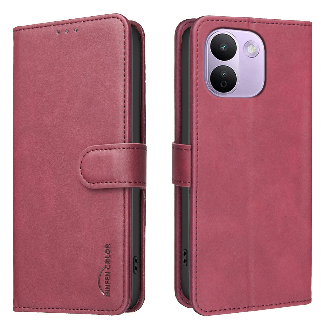 BINFEN COLOR for Xiaomi Redmi Note 17 Pro Max 5G / Note 17 Pro+ 5G BF37 Case RFID Blocking Wallet Stand Leather Phone Cover