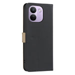 BINFEN COLOR för Xiaomi Redmi Note 17 Pro Max 5G / Note 17 Pro+ 5G BF36 Läderfodral Blommönster mobilskal RFID-blockerande Plånboksställ