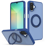 Samsung Galaxy A08 4G / A08 5G / A07 4G / A07s 4G / A07 5G-etui med roterende magnetisk stativ, PC + TPU-mobilcover med skin-touch