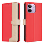 BINFEN COLOR for Xiaomi Redmi Note 17 Pro Max 5G / Note 17 Pro+ 5G Leather Case Splicing Color RFID Blocking Wallet Stand Phone Cover